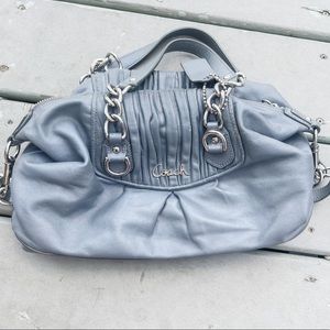 Authentic Gorgeous grey Coach handbag.